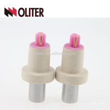 OLITER b type pt rh rapide consumable immersion thermocouple inutilisable pour four pour liquide d&#39;essai avec 604 pointes de triangle